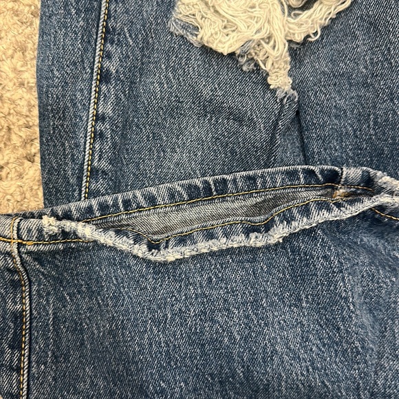 WILD FABLE, HIGHEST RISE BAGGY JEAN, S: 8/29R, BLUE - Picture 5 of 6